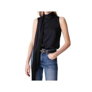 NEW VANESSABRUNO django top in noir